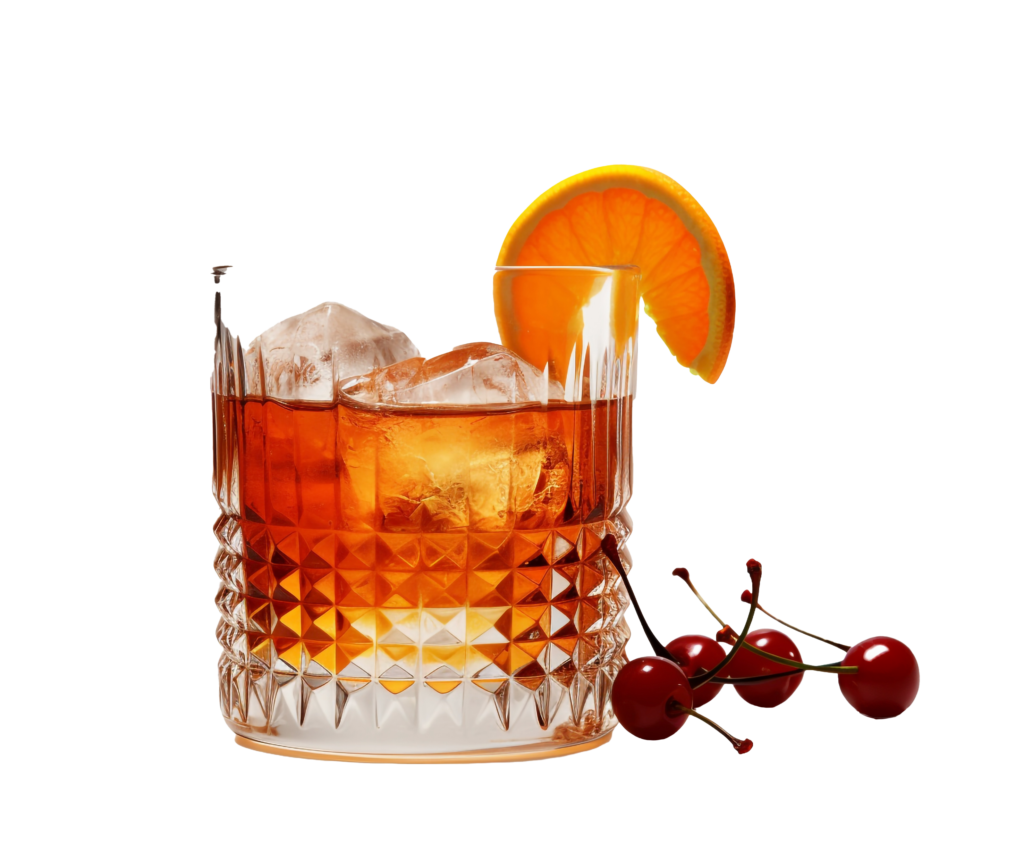 AlpenSpritz - L'originale spritz alpino - bicchiere con ciliegie