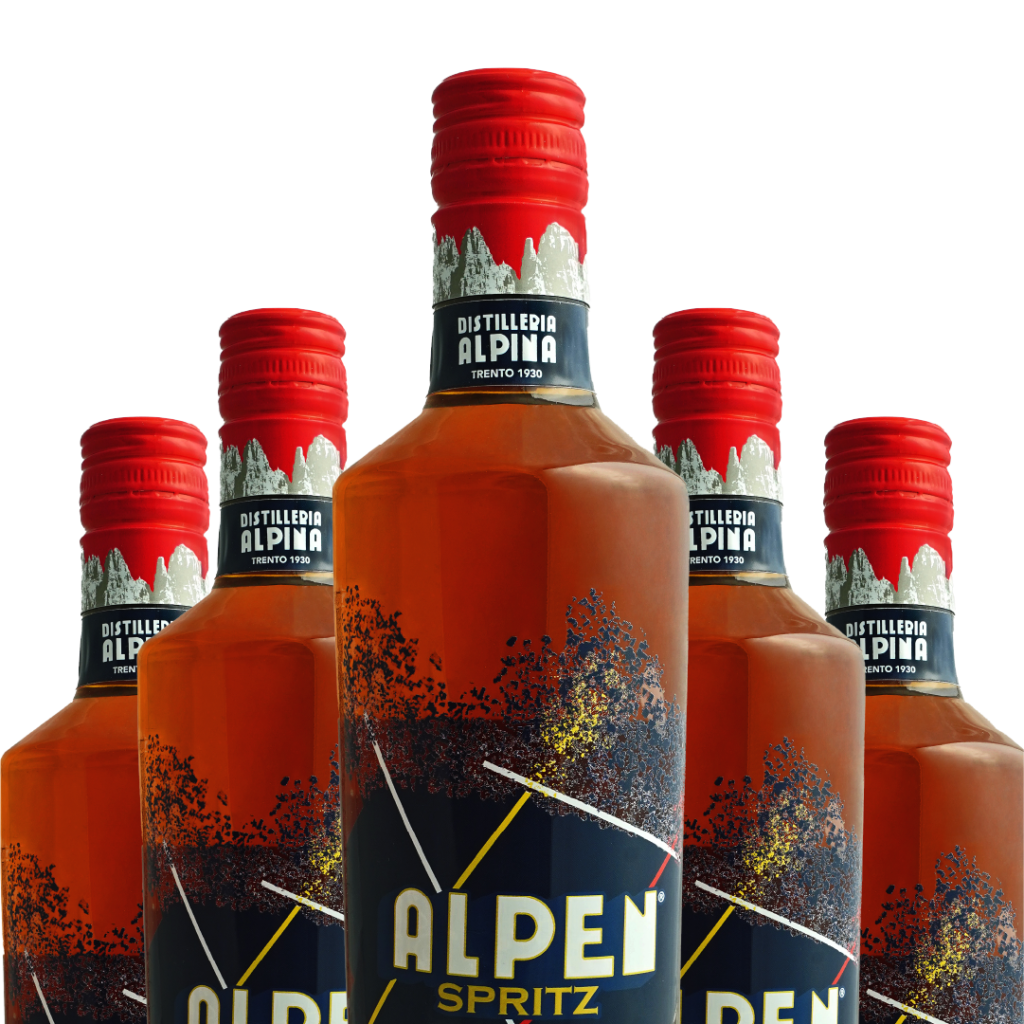 AlpenSpritz - L'originale spritz alpino - cover bottiglie